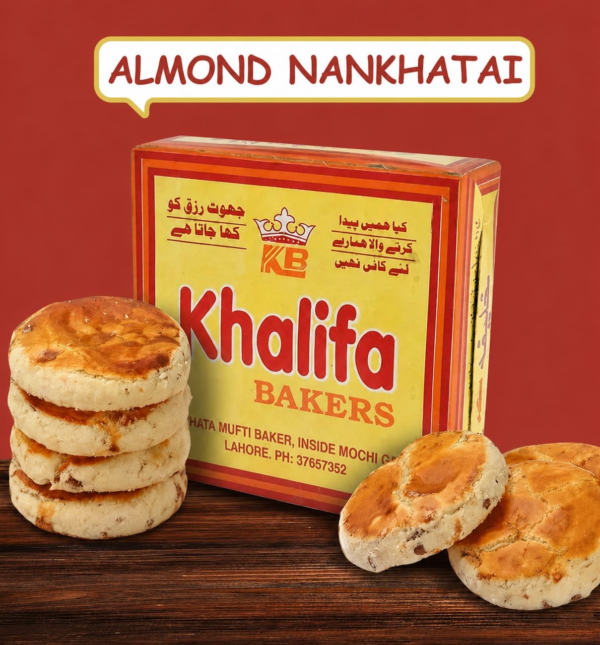 Special Nankhatai (Almond Khatai)