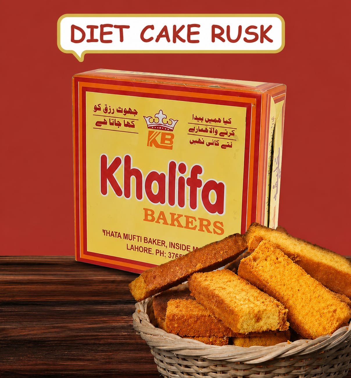 Diet Cakerusks (Sugar Free)