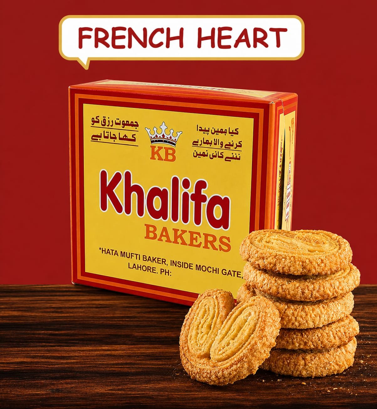 French Heart Biscuits